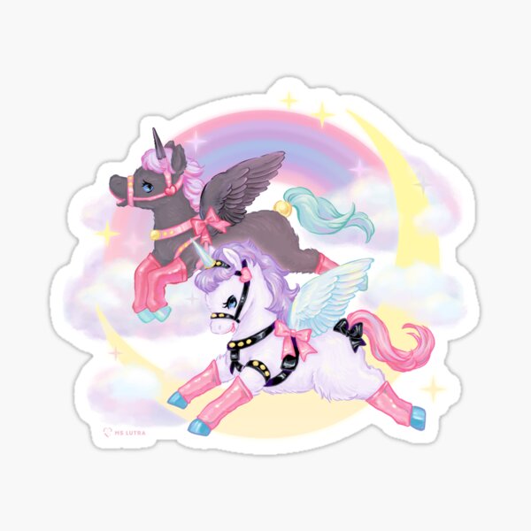 rainbow unicorn Sticker