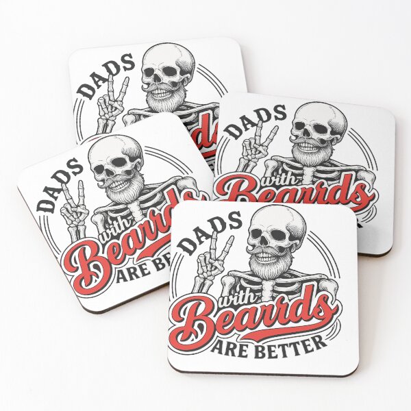 Item preview, Dads With Beards Are Better – Funny Skeleton Dad Design designed and sold by ClubGamers.