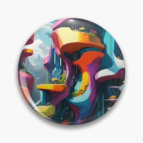 Item preview, Large Bold Riverbank Abstract Art designed and sold by Esterlane.