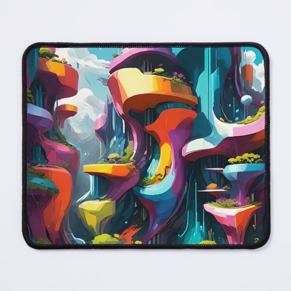 Item preview, Large Bold Riverbank Abstract Art designed and sold by Esterlane.