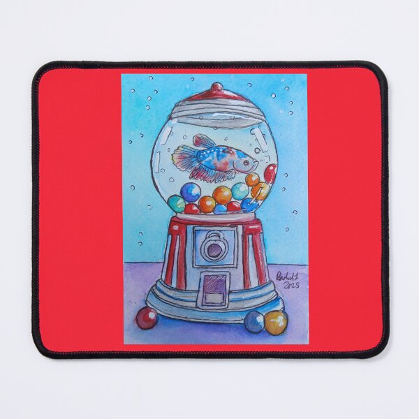 Artikelvorschau, Gumball Betta entworfen und verkauft von RLawrenceArt.