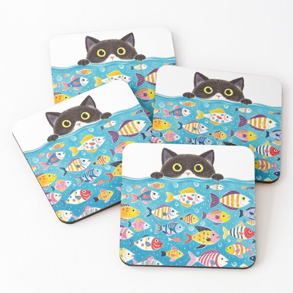 Item preview, Cat and Fish designed and sold by Kayslab.