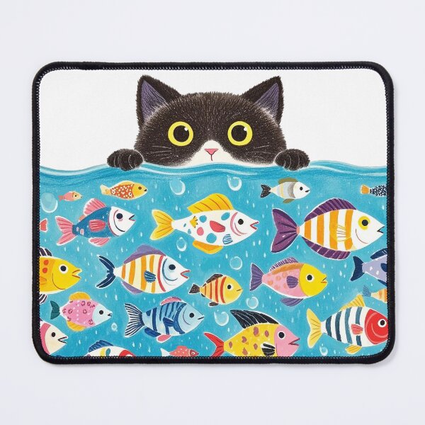 Item preview, Cat and Fish designed and sold by Kayslab.