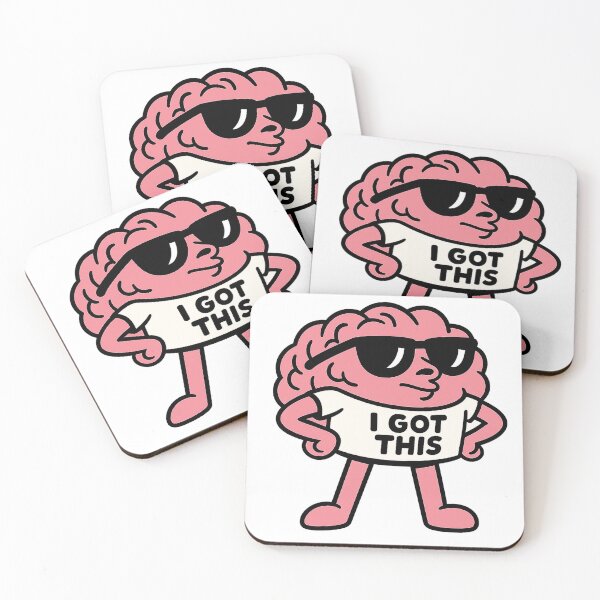 Item preview, Confident Brain – "I Got This" Cartoon Character designed and sold by SpectrumCreations.