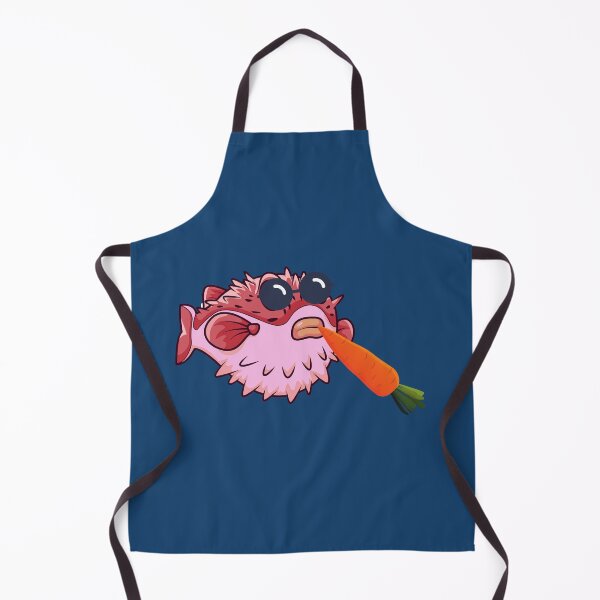 Item preview, Puffer Fish Snacks Carrot Blue Glasses designed and sold by Zakrytos ★★★★★.