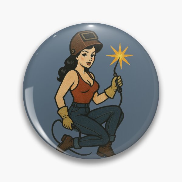 Item preview, Welder Girl designed and sold by FrictionMaxxing.