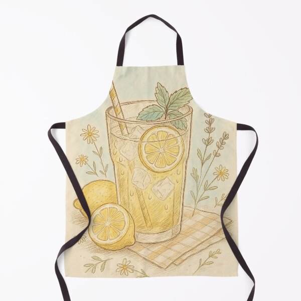 Item preview, Summer's Sweetest Sip Pastel Lemonade Illustration designed and sold by LessSugar.