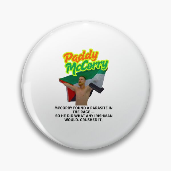 Item preview, Paddy McCorry, Ireland, Irish, Belfast, Parasite Crusher, funnyfits70, Humor, Funny, retro, vintage, funny quotes, animal humor, designed and sold by FunnyFits70.