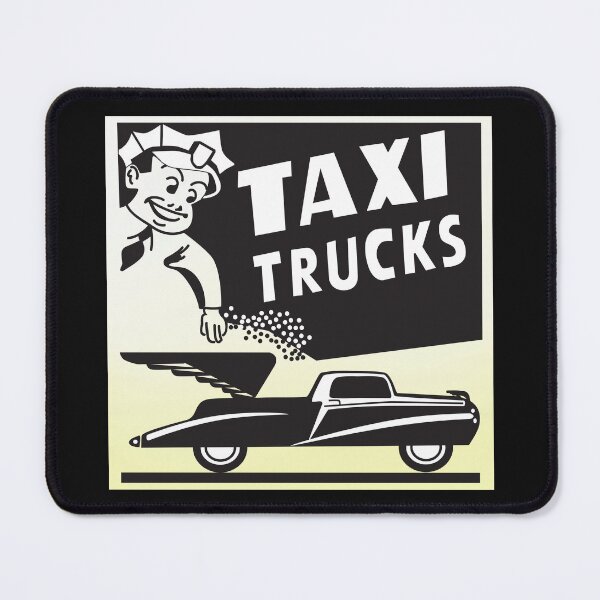 Item preview, Taxi Trucks Retro Advert designed and sold by ASKEW GRAPHICS.