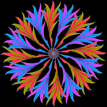Artwork thumbnail, Colorful mandala by Meo Design