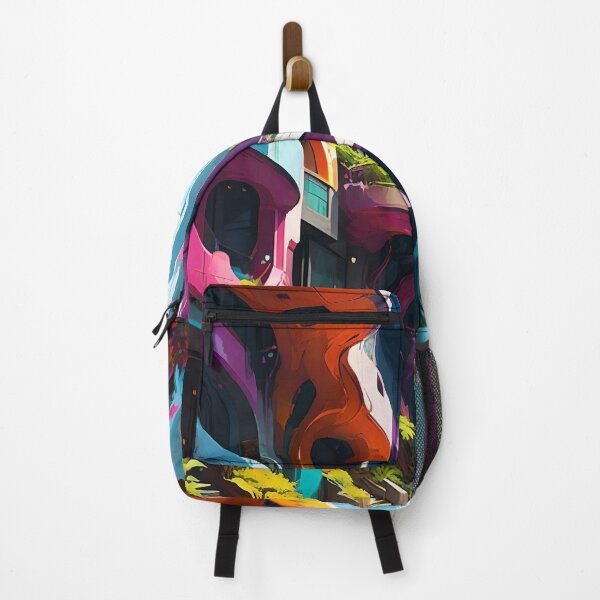 Item preview, Multicolor City Abstract Art designed and sold by Esterlane.
