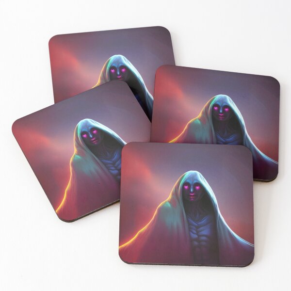 Item preview, Hooded Alien Figure With a Purple Glow designed and sold by Korral.