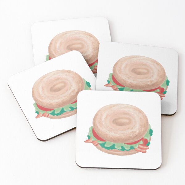 Item preview, Bagel Sandwich Top View designed and sold by nuteling.