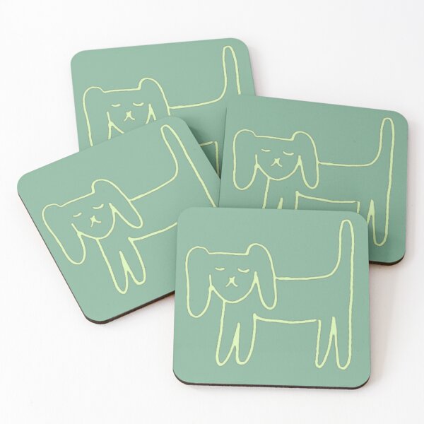 Item preview, Minimal Dog – Reduced to the point - Sage - Lime designed and sold by Vision Illustrated.