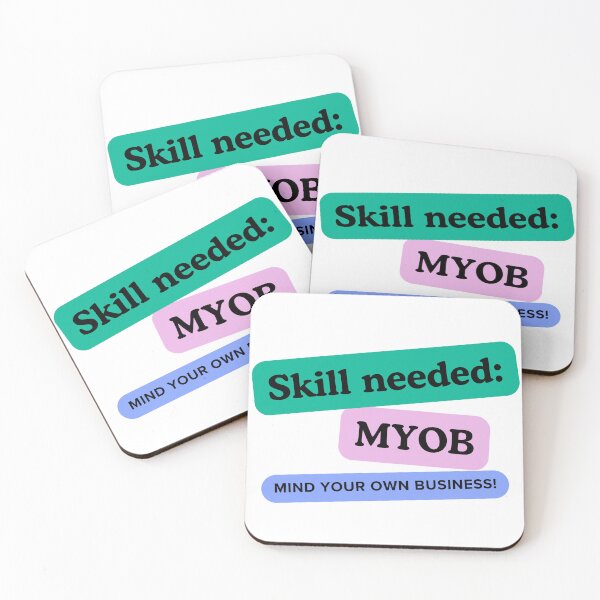Item preview, MYOB mind your own business job designed and sold by Fridays-Child.