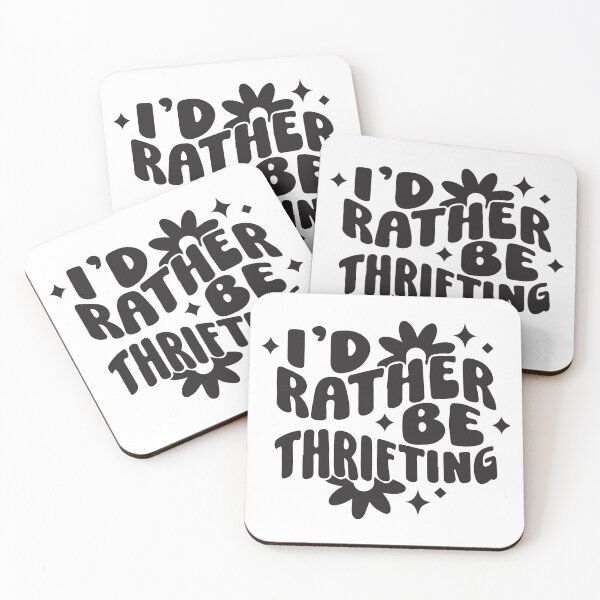Item preview, I'd rather be thrifting  designed and sold by BrownHorse90s.
