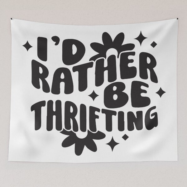 Item preview, I'd rather be thrifting  designed and sold by BrownHorse90s.