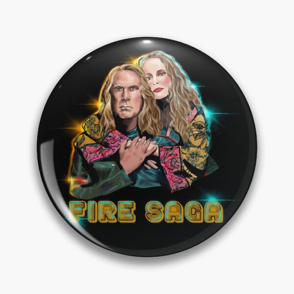 Item preview, Eurovision Iceland  Fire Saga Lars and Sigrit ferrell designed and sold by PG Illustration.