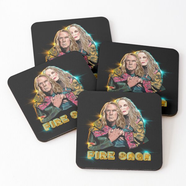 Item preview, Eurovision Iceland  Fire Saga Lars and Sigrit ferrell designed and sold by PG Illustration.