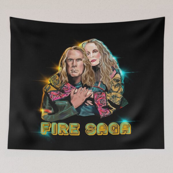 Item preview, Eurovision Iceland  Fire Saga Lars and Sigrit ferrell designed and sold by PG Illustration.