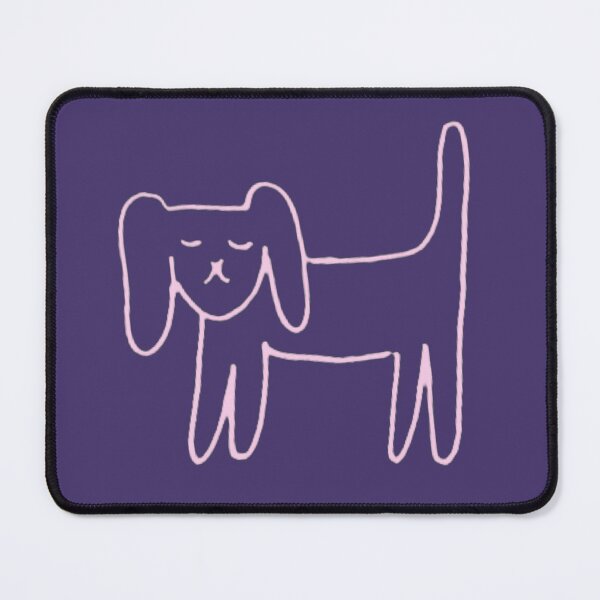 Item preview, Minimal Dog – Reduced to the point - Pink-Purple designed and sold by Vision Illustrated.