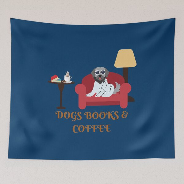 Item preview, Bookish Dog Coffee Break Glasses designed and sold by Zakrytos ★★★★★.