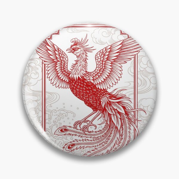 Item preview, Crimson Phoenix: Symbol of Auspiciousness and Rebirth designed and sold by schwa24jpn.