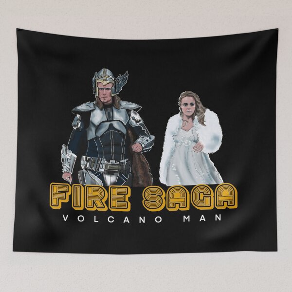 Item preview, Eurovision Fire Saga Volcano Man Ferrell and Mcadams designed and sold by PG Illustration.