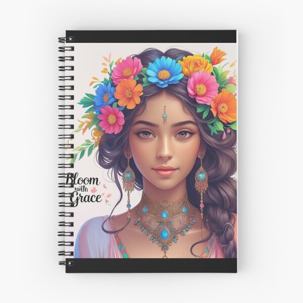 Item preview, Flowery Female Portrait designed and sold by Art&couleurs .