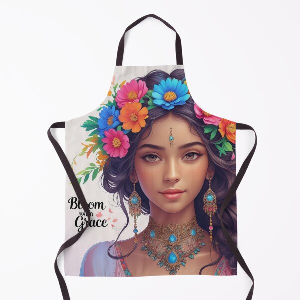 Item preview, Flowery Female Portrait designed and sold by Art&couleurs .
