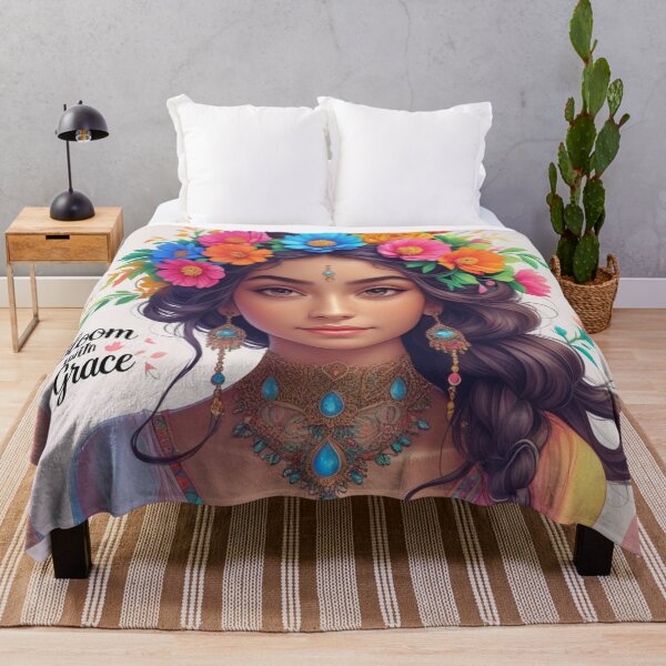 Item preview, Flowery Female Portrait designed and sold by Art&couleurs .