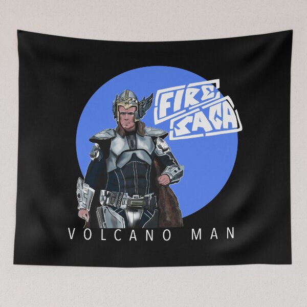 Item preview, Eurovision Fire Saga Ferrell Volcano Man Iceland designed and sold by PG Illustration.
