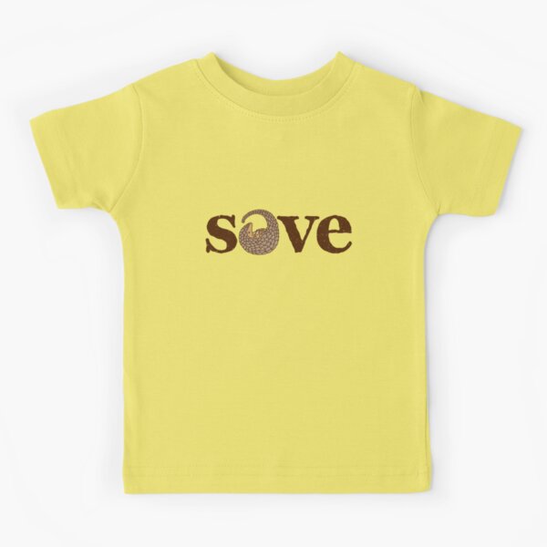 Save Pangolins. Horizontal. Kids T-Shirt