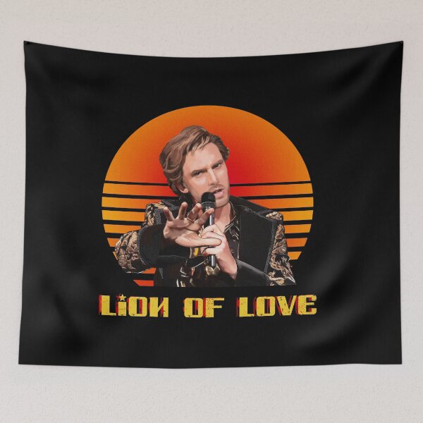 Item preview, Lion of Love Fire Saga Alexander Lemtov Eurovision Russia designed and sold by PG Illustration.