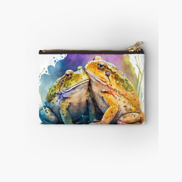 Item preview, Two Toads in Love – Watercolor Frog Romance designed and sold by EmeraldeaArt.