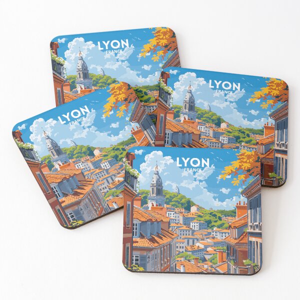 Item preview, Lyon France - Travel art designed and sold by Marciolini.