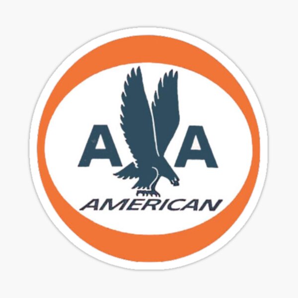 vintage american airlines logo Sticker