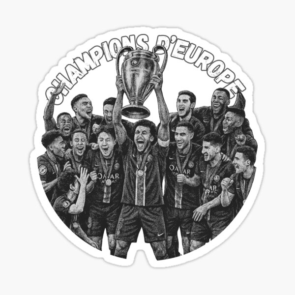 Item preview, PSG Champions League 2025 Trophy Lift Sketch designed and sold by LegendLab.