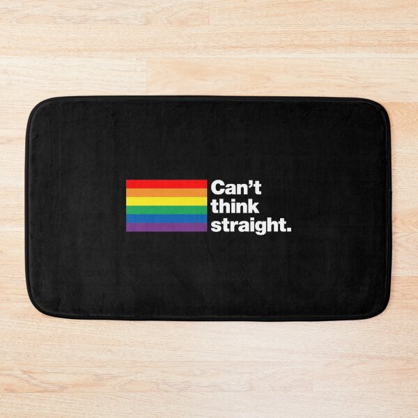 Item preview, Can't think straight | 6 Colour Rainbow Flag Edition designed and sold by chestify.