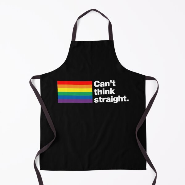 Item preview, Can't think straight | 6 Colour Rainbow Flag Edition designed and sold by chestify.