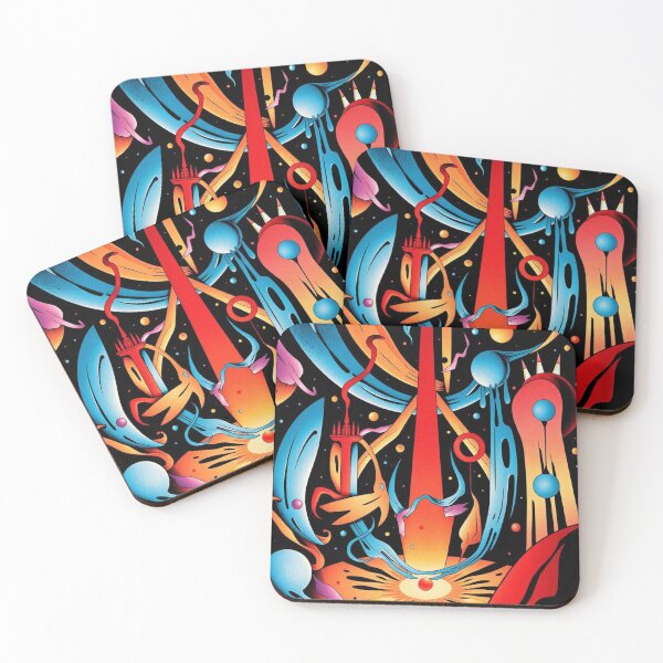 Item preview, Multicolor Space Abstract Art designed and sold by Esterlane.