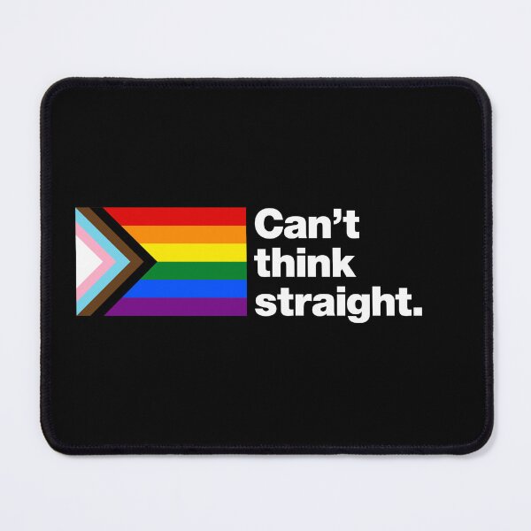 Item preview, Can't think straight | Progress Pride Flag Edition designed and sold by chestify.