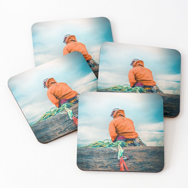Item preview, Rock Climber Adventure Wall Art – Bold Outdoor Photography Print for Nature Lovers, Hiking Enthusiasts and Sport Climbing Inspiration designed and sold by Droneratravels.