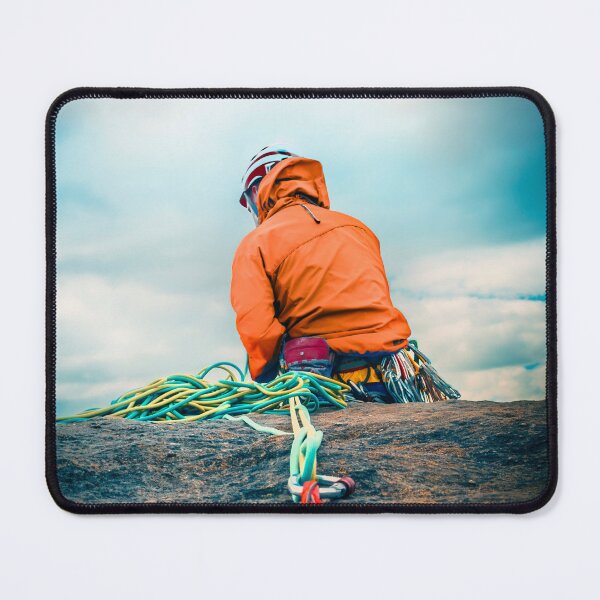 Item preview, Rock Climber Adventure Wall Art – Bold Outdoor Photography Print for Nature Lovers, Hiking Enthusiasts and Sport Climbing Inspiration designed and sold by Droneratravels.