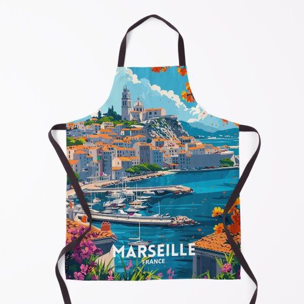 Item preview, Marseille France - Travel art designed and sold by Marciolini.