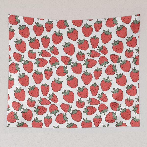 Item preview, Fresh strawberries pattern  designed and sold by MiraCleAI.