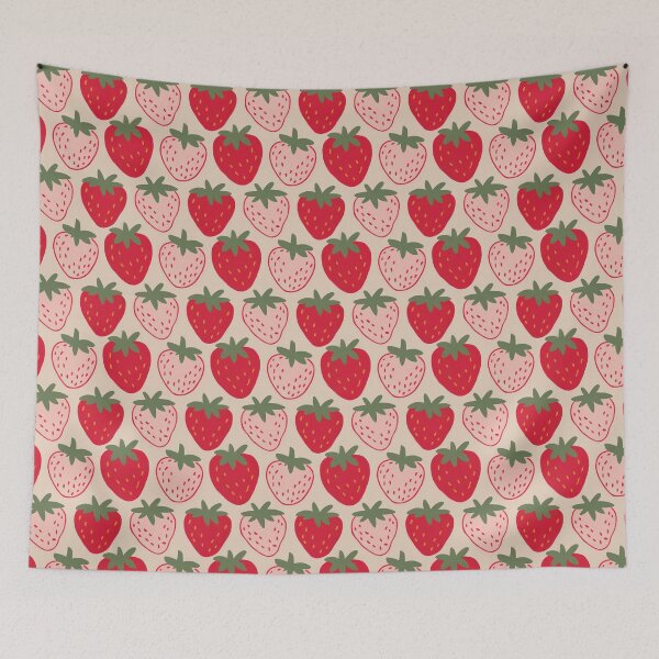 Item preview, Fresh strawberries pattern  designed and sold by MiraCleAI.