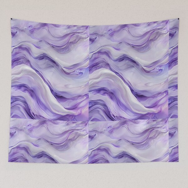 Item preview, Abstract purple waves designed and sold by Newrealis.