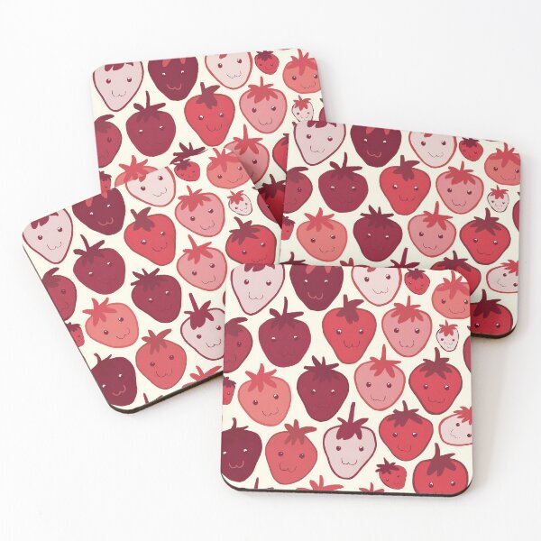 Item preview, Fresh strawberries pattern  designed and sold by MiraCleAI.