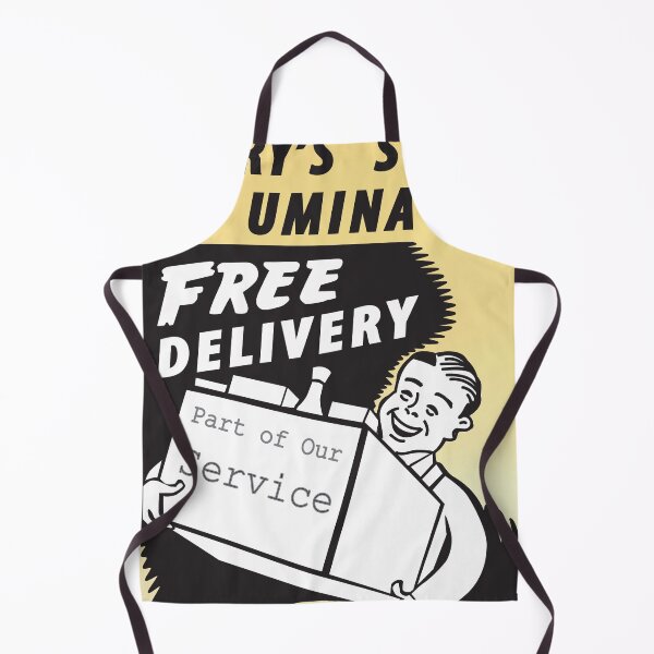 Item preview, Free Delivery Retro Advert  designed and sold by ASKEW GRAPHICS.